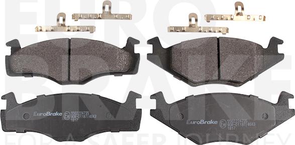 Eurobrake 5502224735 - Kit de plaquettes de frein, frein à disque cwaw.fr