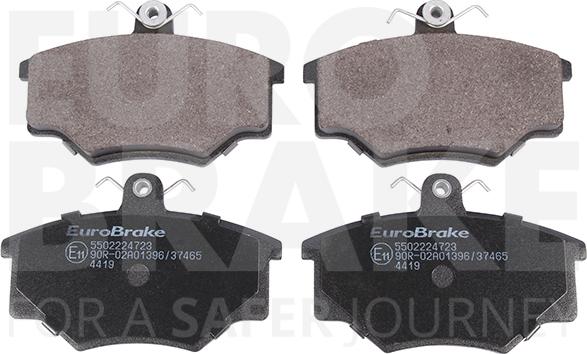 Eurobrake 5502224723 - Kit de plaquettes de frein, frein à disque cwaw.fr