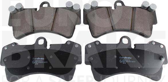 Eurobrake 5502224772 - Kit de plaquettes de frein, frein à disque cwaw.fr