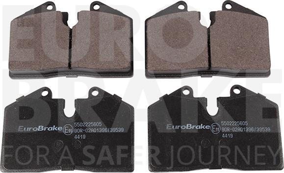 Eurobrake 5502225605 - Kit de plaquettes de frein, frein à disque cwaw.fr