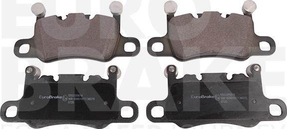 Eurobrake 5502225619 - Kit de plaquettes de frein, frein à disque cwaw.fr