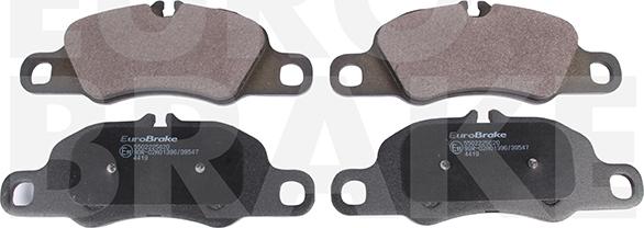 Eurobrake 5502225620 - Kit de plaquettes de frein, frein à disque cwaw.fr