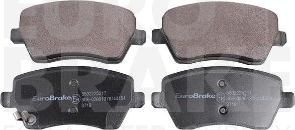 Eurobrake 5502225217 - Kit de plaquettes de frein, frein à disque cwaw.fr