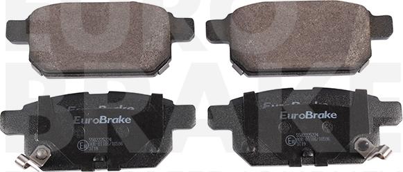 Eurobrake 5502225224 - Kit de plaquettes de frein, frein à disque cwaw.fr