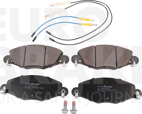 Eurobrake 5502221945 - Kit de plaquettes de frein, frein à disque cwaw.fr