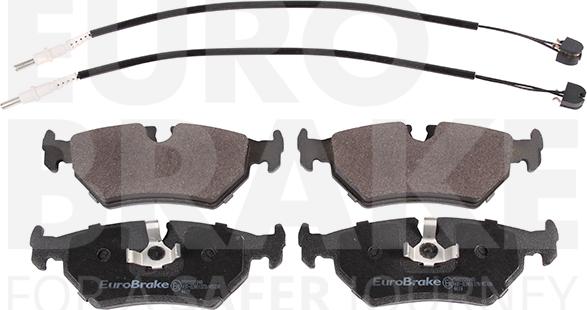 Eurobrake 5502221940 - Kit de plaquettes de frein, frein à disque cwaw.fr