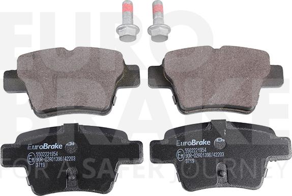 Eurobrake 5502221954 - Kit de plaquettes de frein, frein à disque cwaw.fr