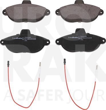 Eurobrake 5502221934 - Kit de plaquettes de frein, frein à disque cwaw.fr