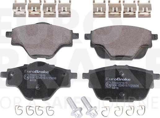 Eurobrake 5502221976 - Kit de plaquettes de frein, frein à disque cwaw.fr