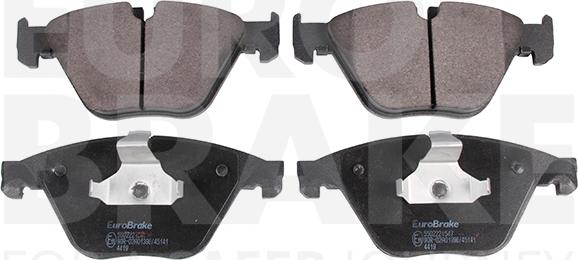 Eurobrake 5502221547 - Kit de plaquettes de frein, frein à disque cwaw.fr