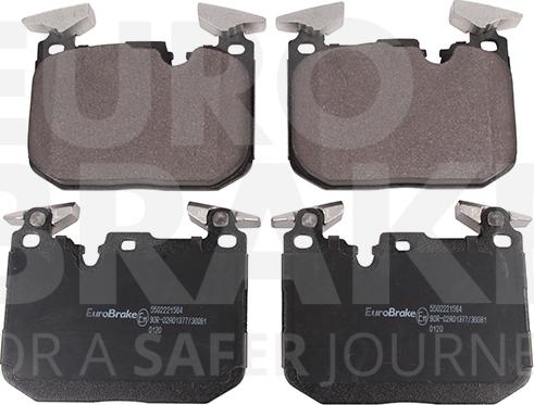 Eurobrake 5502221564 - Kit de plaquettes de frein, frein à disque cwaw.fr