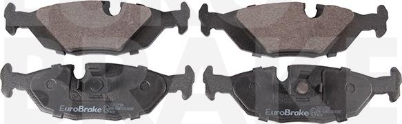 Eurobrake 5502221509 - Kit de plaquettes de frein, frein à disque cwaw.fr