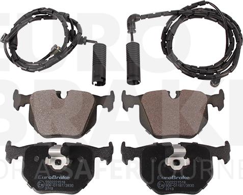 Eurobrake 5502221518 - Kit de plaquettes de frein, frein à disque cwaw.fr