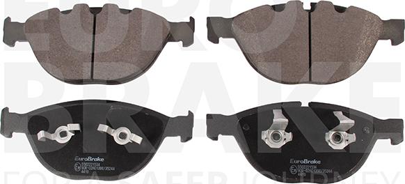 Eurobrake 5502221534 - Kit de plaquettes de frein, frein à disque cwaw.fr