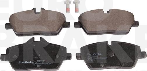 Eurobrake 5502221571 - Kit de plaquettes de frein, frein à disque cwaw.fr