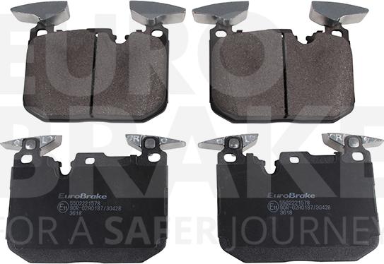 Eurobrake 5502221578 - Kit de plaquettes de frein, frein à disque cwaw.fr