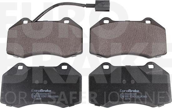 Eurobrake 5502221027 - Kit de plaquettes de frein, frein à disque cwaw.fr