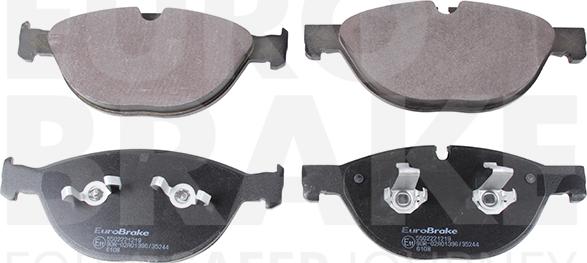 Eurobrake 5502221219 - Kit de plaquettes de frein, frein à disque cwaw.fr