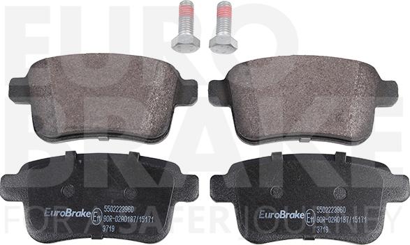 Eurobrake 5502223960 - Kit de plaquettes de frein, frein à disque cwaw.fr