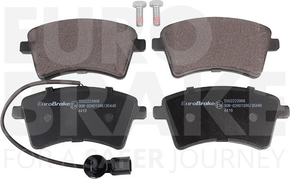 Eurobrake 5502223968 - Kit de plaquettes de frein, frein à disque cwaw.fr