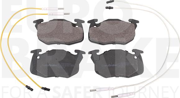 Eurobrake 5502223920 - Kit de plaquettes de frein, frein à disque cwaw.fr