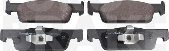 Eurobrake 5502223970 - Kit de plaquettes de frein, frein à disque cwaw.fr