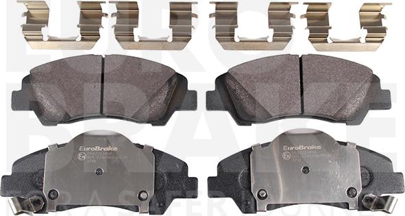 Eurobrake 5502223450 - Kit de plaquettes de frein, frein à disque cwaw.fr