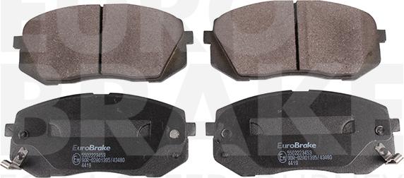 Eurobrake 5502223453 - Kit de plaquettes de frein, frein à disque cwaw.fr