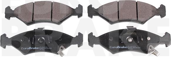 Eurobrake 5502223519 - Kit de plaquettes de frein, frein à disque cwaw.fr