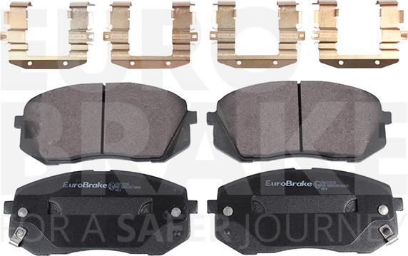 Eurobrake 5502223535 - Kit de plaquettes de frein, frein à disque cwaw.fr