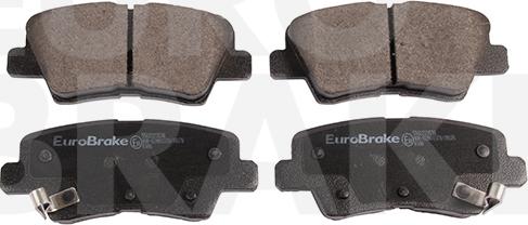 Eurobrake 5502223536 - Kit de plaquettes de frein, frein à disque cwaw.fr