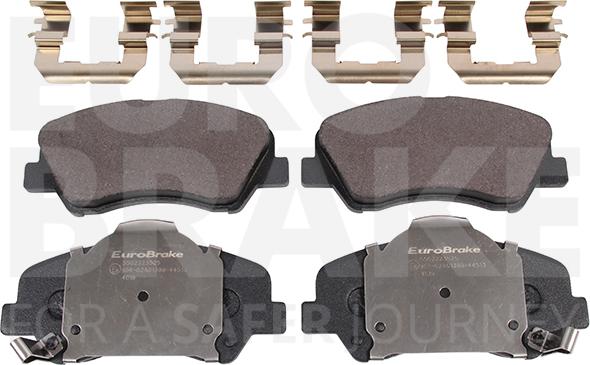 Eurobrake 5502223525 - Kit de plaquettes de frein, frein à disque cwaw.fr