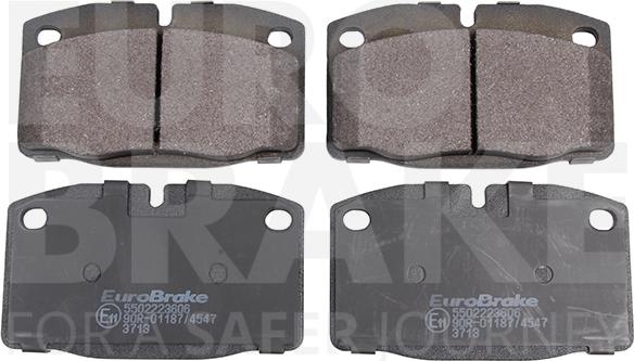 Eurobrake 5502223606 - Kit de plaquettes de frein, frein à disque cwaw.fr