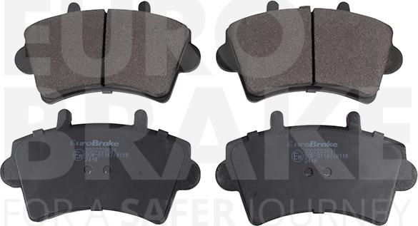 Eurobrake 5502223631 - Kit de plaquettes de frein, frein à disque cwaw.fr