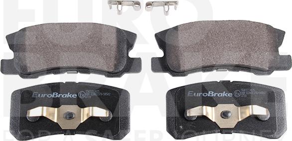 Eurobrake 5502223025 - Kit de plaquettes de frein, frein à disque cwaw.fr