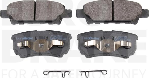 Eurobrake 5502223027 - Kit de plaquettes de frein, frein à disque cwaw.fr