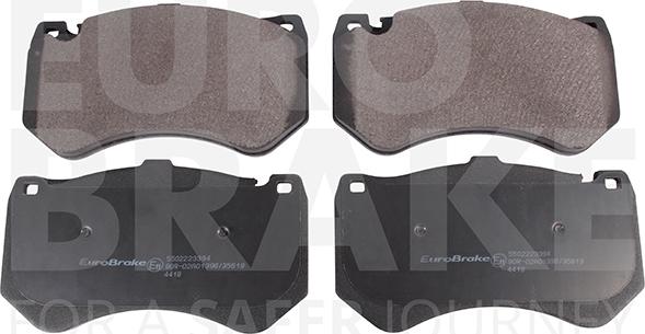 Eurobrake 5502223394 - Kit de plaquettes de frein, frein à disque cwaw.fr