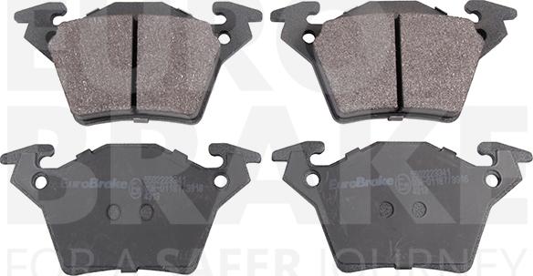 Eurobrake 5502223341 - Kit de plaquettes de frein, frein à disque cwaw.fr