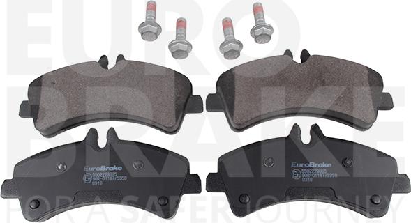 Eurobrake 5502223365 - Kit de plaquettes de frein, frein à disque cwaw.fr