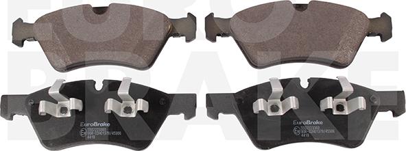 Eurobrake 5502223360 - Kit de plaquettes de frein, frein à disque cwaw.fr