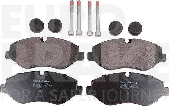 Eurobrake 5502223362 - Kit de plaquettes de frein, frein à disque cwaw.fr