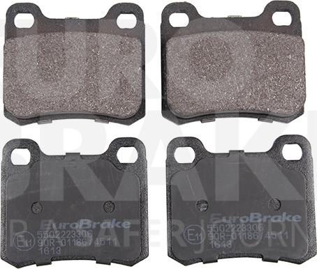 Eurobrake 5502223306 - Kit de plaquettes de frein, frein à disque cwaw.fr