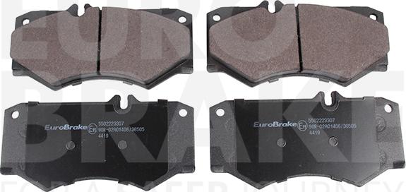 Eurobrake 5502223307 - Kit de plaquettes de frein, frein à disque cwaw.fr