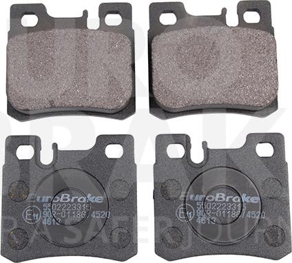 Eurobrake 5502223315 - Kit de plaquettes de frein, frein à disque cwaw.fr