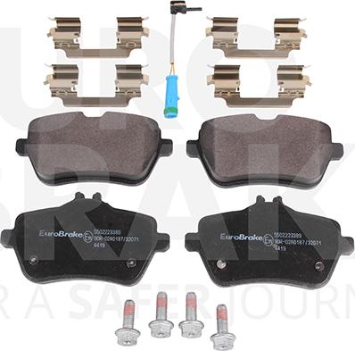 Eurobrake 5502223389 - Kit de plaquettes de frein, frein à disque cwaw.fr