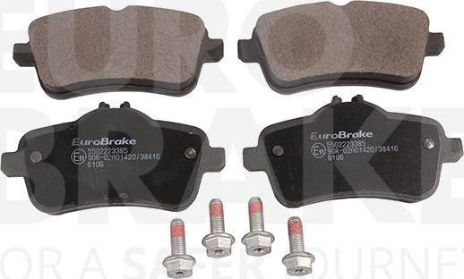 Eurobrake 5502223385 - Kit de plaquettes de frein, frein à disque cwaw.fr