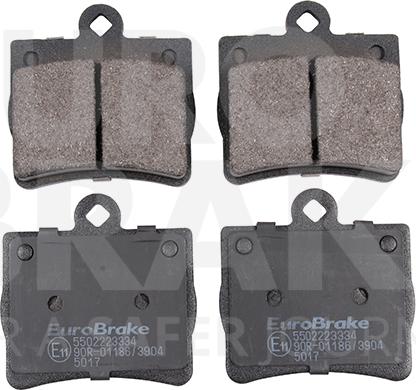 Eurobrake 5502223334 - Kit de plaquettes de frein, frein à disque cwaw.fr