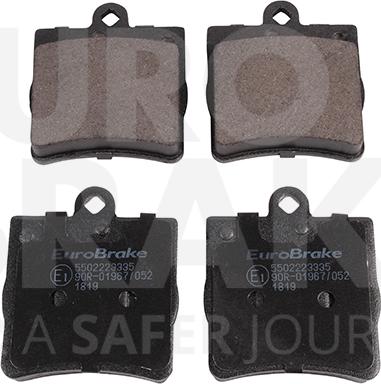 Eurobrake 5502223335 - Kit de plaquettes de frein, frein à disque cwaw.fr