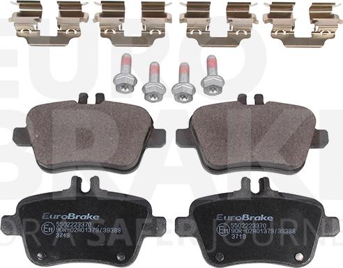 Eurobrake 5502223370 - Kit de plaquettes de frein, frein à disque cwaw.fr