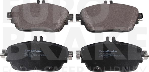 Eurobrake 5502223371 - Kit de plaquettes de frein, frein à disque cwaw.fr